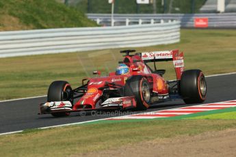 World © Octane Photographic Ltd. Friday 3rd October 2014, Japanese Grand Prix - Suzuka. - Formula 1 Practice 2. Scuderia Ferrari F14T - Fernando Alonso. Digital Ref: