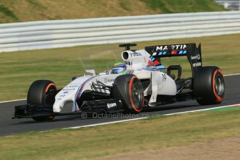 World © Octane Photographic Ltd. Friday 3rd October 2014, Japanese Grand Prix - Suzuka. - Formula 1 Practice 2. Williams Martini Racing FW36 – Felipe Massa. Digital Ref: