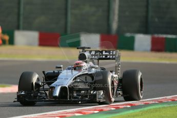 World © Octane Photographic Ltd. Friday 3rd October 2014, Japanese Grand Prix - Suzuka. - Formula 1 Practice 2. McLaren Mercedes MP4/29 - Jenson Button. Digital Ref: