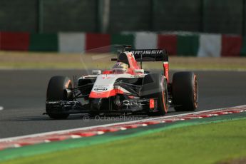 World © Octane Photographic Ltd. Friday 3rd October 2014, Japanese Grand Prix - Suzuka. - Formula 1 Practice 2. Marussia F1 Team MR03 - Jules Bianchi. Digital Ref: