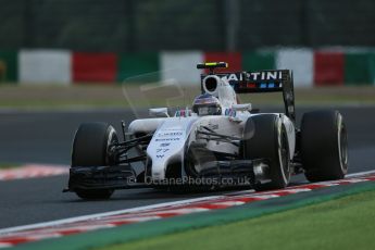 World © Octane Photographic Ltd. Friday 3rd October 2014, Japanese Grand Prix - Suzuka. - Formula 1 Practice 2. Williams Martini Racing FW36 – Valtteri Bottas. Digital Ref: