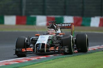 World © Octane Photographic Ltd. Friday 3rd October 2014, Japanese Grand Prix - Suzuka. - Formula 1 Practice 2. Sahara Force India VJM07 – Nico Hulkenburg. Digital Ref :
