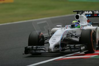 World © Octane Photographic Ltd. Friday 3rd October 2014, Japanese Grand Prix - Suzuka. - Formula 1 Practice 2. Williams Martini Racing FW36 – Felipe Massa. Digital Ref:
