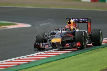 World © Octane Photographic Ltd. Friday 3rd October 2014, Japanese Grand Prix - Suzuka. Formula 1 Practice 2. Infiniti Red Bull Racing RB10 - Sebastian Vettel. Digital Ref: