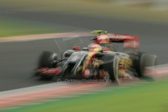 World © Octane Photographic Ltd. Friday 3rd October 2014, Japanese Grand Prix - Suzuka. - Formula 1 Practice 2. Lotus F1 Team E22 – Pastor Maldonado. Digital Ref: