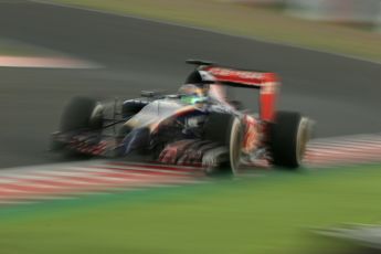 World © Octane Photographic Ltd. Friday 3rd October 2014, Japanese Grand Prix - Suzuka. - Formula 1 Practice 2. Scuderia Toro Rosso STR9 – Jean-Eric Vergne. Digital Ref:
