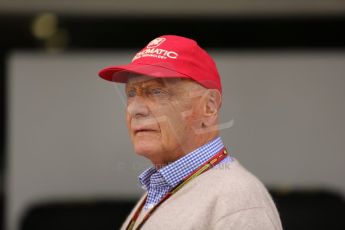 World © Octane Photographic Ltd. Saturday 4th October 2014, Japanese Grand Prix - Suzuka. - Formula 1 Practice 3. Niki Lauda. Digital Ref: