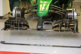 World © Octane Photographic Ltd. Saturday 4th October 2014, Japanese Grand Prix - Suzuka. - Formula 1 Practice 3. Caterham F1 Team CT05 new front wing. Digital Ref:
