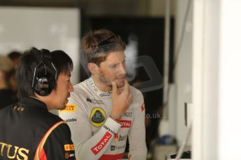 World © Octane Photographic Ltd. Saturday 4th October 2014, Japanese Grand Prix - Suzuka. - Formula 1 Practice 3. Lotus F1 Team E22 - Romain Grosjean. Digital Ref: