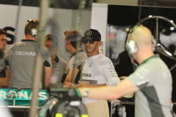 World © Octane Photographic Ltd. Saturday 4th October 2014, Japanese Grand Prix - Suzuka. - Formula 1 Practice 3. Mercedes AMG Petronas F1 W05 Hybrid – Lewis Hamilton. Digital Ref: