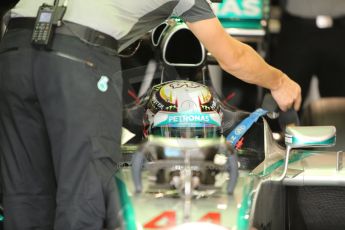 World © Octane Photographic Ltd. Saturday 4th October 2014, Japanese Grand Prix - Suzuka. - Formula 1 Practice 3. Mercedes AMG Petronas F1 W05 Hybrid – Lewis Hamilton. Digital Ref: