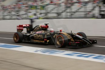 World © Octane Photographic Ltd. Saturday 4th October 2014, Japanese Grand Prix - Suzuka. - Formula 1 Practice 3. Lotus F1 Team E22 - Romain Grosjean. Digital Ref: