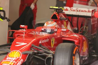 World © Octane Photographic Ltd. Saturday 4th October 2014, Japanese Grand Prix - Suzuka. - Formula 1 Practice 3. Scuderia Ferrari F14T – Kimi Raikkonen. Digital Ref: