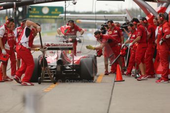 World © Octane Photographic Ltd. Saturday 4th October 2014, Japanese Grand Prix - Suzuka. - Formula 1 Practice 3. Scuderia Ferrari F14T - Fernando Alonso. Digital Ref: