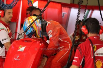 World © Octane Photographic Ltd. Saturday 4th October 2014, Japanese Grand Prix - Suzuka. - Formula 1 Practice 3. Scuderia Ferrari F14T - Fernando Alonso. Digital Ref: