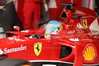 World © Octane Photographic Ltd. Saturday 4th October 2014, Japanese Grand Prix - Suzuka. - Formula 1 Practice 3. Scuderia Ferrari F14T - Fernando Alonso. Digital Ref: