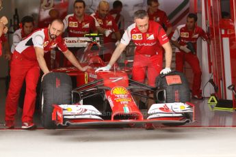 World © Octane Photographic Ltd. Saturday 4th October 2014, Japanese Grand Prix - Suzuka. - Formula 1 Practice 3. Scuderia Ferrari F14T – Kimi Raikkonen. Digital Ref: