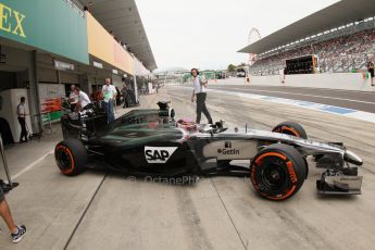 World © Octane Photographic Ltd. Saturday 4th October 2014, Japanese Grand Prix - Suzuka. - Formula 1 Practice 3. McLaren Mercedes MP4/29 - Jenson Button. Digital Ref: