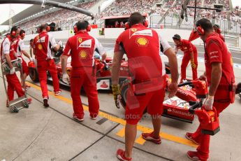 World © Octane Photographic Ltd. Saturday 4th October 2014, Japanese Grand Prix - Suzuka. - Formula 1 Practice 3. Scuderia Ferrari F14T - Fernando Alonso. Digital Ref: