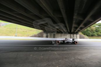 World © Octane Photographic Ltd. Saturday 4th October 2014, Japanese Grand Prix - Suzuka. - Formula 1 Practice 3. McLaren Mercedes MP4/29 - Jenson Button. Digital Ref: