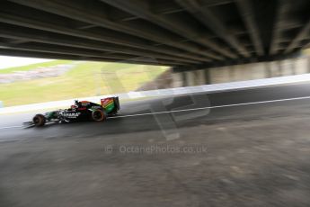World © Octane Photographic Ltd. Saturday 4th October 2014, Japanese Grand Prix - Suzuka. - Formula 1 Practice 3. Sahara Force India VJM07 – Nico Hulkenburg. Digital Ref :