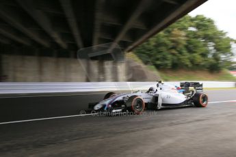 World © Octane Photographic Ltd. Saturday 4th October 2014, Japanese Grand Prix - Suzuka. - Formula 1 Practice 3. Williams Martini Racing FW36 – Valtteri Bottas. Digital Ref: