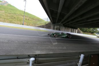 World © Octane Photographic Ltd. Saturday 4th October 2014, Japanese Grand Prix - Suzuka. - Formula 1 Practice 3. Caterham F1 Team CT05 – Kamui Kobayashi. Digital Ref: