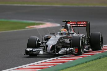 World © Octane Photographic Ltd. Saturday 4th October 2014, Japanese Grand Prix - Suzuka. - Formula 1 Practice 3. Sauber C33 – Esteban Gutierrez. Digital Ref :