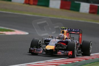 World © Octane Photographic Ltd. Saturday 4th October 2014, Japanese Grand Prix - Suzuka. - Formula 1 Practice 3. Infiniti Red Bull Racing RB10 – Daniel Ricciardo. Digital Ref: