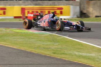 World © Octane Photographic Ltd. Saturday 4th October 2014, Japanese Grand Prix - Suzuka. - Formula 1 Qualifying. Scuderia Toro Rosso STR9 – Jean-Eric Vergne. Digital Ref: