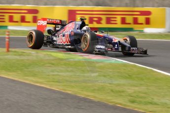 World © Octane Photographic Ltd. Saturday 4th October 2014, Japanese Grand Prix - Suzuka. - Formula 1 Qualifying. Scuderia Toro Rosso STR 9 – Daniil Kvyat. Digital Ref: