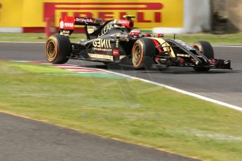 World © Octane Photographic Ltd. Saturday 4th October 2014, Japanese Grand Prix - Suzuka. - Formula 1 Qualifying. Lotus F1 Team E22 – Pastor Maldonado. Digital Ref: