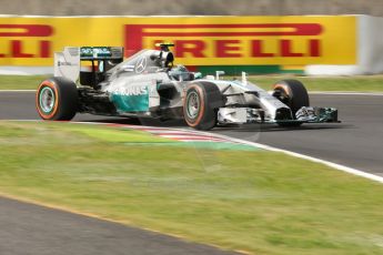 World © Octane Photographic Ltd. Saturday 4th October 2014, Japanese Grand Prix - Suzuka. - Formula 1 Qualifying. Mercedes AMG Petronas F1 W05 Hybrid - Nico Rosberg. Digital Ref: