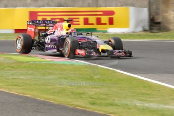 World © Octane Photographic Ltd. Saturday 4th October 2014, Japanese Grand Prix - Suzuka. Formula 1 Qualifying. Infiniti Red Bull Racing RB10 - Sebastian Vettel. Digital Ref: