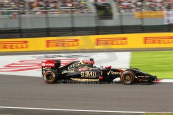 World © Octane Photographic Ltd. Saturday 4th October 2014, Japanese Grand Prix - Suzuka. - Formula 1 Qualifying. Lotus F1 Team E22 - Romain Grosjean. Digital Ref: