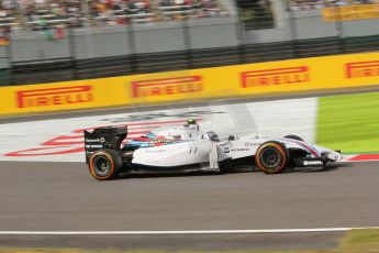 World © Octane Photographic Ltd. Saturday 4th October 2014, Japanese Grand Prix - Suzuka. - Formula 1 Qualifying. Williams Martini Racing FW36 – Valtteri Bottas. Digital Ref: