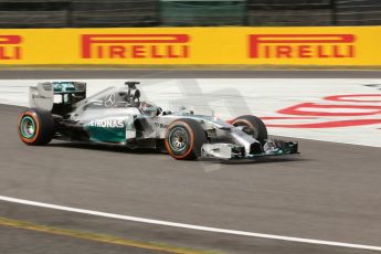 World © Octane Photographic Ltd. Saturday 4th October 2014, Japanese Grand Prix - Suzuka. - Formula 1 Qualifying. Mercedes AMG Petronas F1 W05 Hybrid – Lewis Hamilton. Digital Ref: