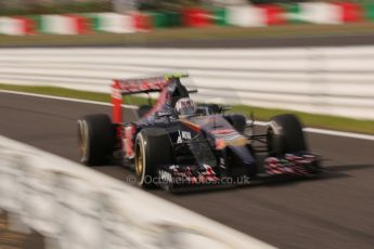 World © Octane Photographic Ltd. Saturday 4th October 2014, Japanese Grand Prix - Suzuka. - Formula 1 Qualifying. Scuderia Toro Rosso STR 9 – Daniil Kvyat. Digital Ref:
