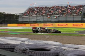 World © Octane Photographic Ltd. Saturday 4th October 2014, Japanese Grand Prix - Suzuka. - Formula 1 Qualifying. Lotus F1 Team E22 - Romain Grosjean. Digital Ref: