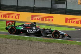 World © Octane Photographic Ltd. Saturday 4th October 2014, Japanese Grand Prix - Suzuka. - Formula 1 Qualifying. Sahara Force India VJM07 – Nico Hulkenburg. Digital Ref :