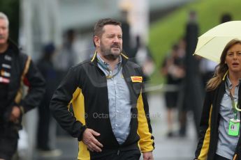 World © Octane Photographic Ltd. Sunday 5th October 2014, Japanese Grand Prix - Suzuka. Formula 1 Paddock. Pirelli - Paul Hembery. Digital Ref: 1138CB5D6578