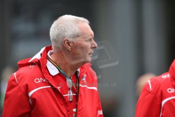 World © Octane Photographic Ltd. Sunday 5th October 2014, Japanese Grand Prix - Suzuka. Formula 1 Paddock. Marussia F1 Team - John Booth. Digital Ref: 1138CB5D6597
