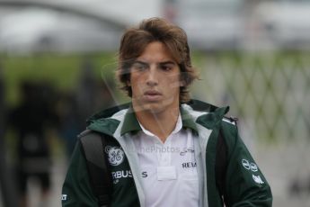 World © Octane Photographic Ltd. Thursday 2nd October 2014, Japanese Grand Prix - Suzuka. - Formula 1 Paddock. Caterham F1 Team CT05 – Roberto Merhi. Digital Ref: 1129CB1D2096