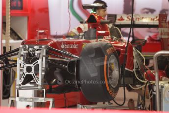 World © Octane Photographic Ltd. Thursday 2nd October 2014, Japanese Grand Prix - Suzuka. - Formula 1 Pitlane. Scuderia Ferrari F14T. Digital Ref: 1129CB1D2232