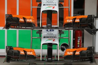 World © Octane Photographic Ltd. Thursday 2nd October 2014, Japanese Grand Prix - Suzuka. - Formula 1 Pitlane. Sahara Force India VJM07. Digital Ref : 1129CB1D2258