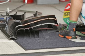 World © Octane Photographic Ltd. Thursday 2nd October 2014, Japanese Grand Prix - Suzuka. - Formula 1 Pitlane. Sahara Force India VJM07. Digital Ref : 1129CB1D2259