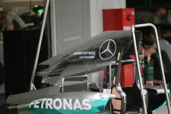World © Octane Photographic Ltd. Thursday 2nd October 2014, Japanese Grand Prix - Suzuka. - Formula 1 Pitlane. Mercedes AMG Petronas F1 W05 Hybrid. Digital Ref: 1129CB1D2301