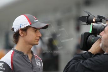 World © Octane Photographic Ltd. Thursday 2nd October 2014, Japanese Grand Prix - Suzuka. - Formula 1 Paddock. Sauber C33 – Esteban Gutierrez. Digital Ref : 1129CB1D2318