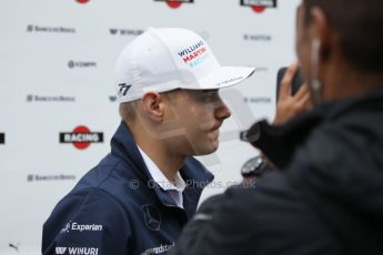 World © Octane Photographic Ltd. Thursday 2nd October 2014, Japanese Grand Prix - Suzuka. - Formula 1 Paddock. Williams Martini Racing FW36 – Valtteri Bottas. Digital Ref: 1129CB1D2322