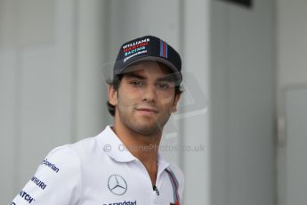 World © Octane Photographic Ltd. Thursday 2nd October 2014, Japanese Grand Prix - Suzuka. - Formula 1 Paddock. Williams Martini Racing Reserve Driver – Felipe Nasr. Digital Ref: 1129CB1D2330